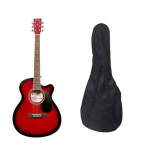 Belear Vega Series 41C Inch Wine Red Acoustic Guitar Combo Package with Bag